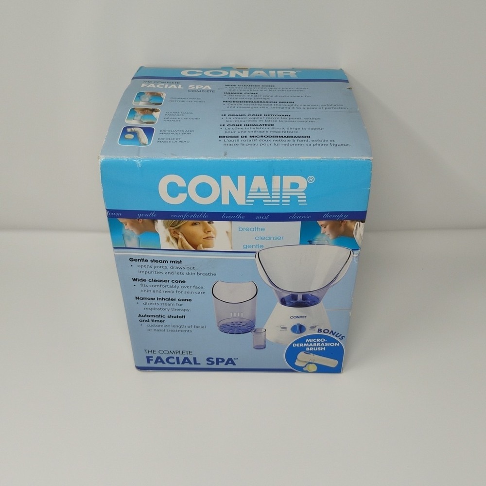 Conair Facial Spa Model FS4RC Steam Mist‎ Pore Cleanser Microdermabrasion Brush - Picture 8 of 14